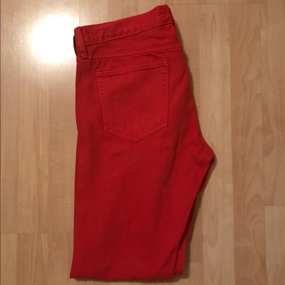 J Crew Red Jeans